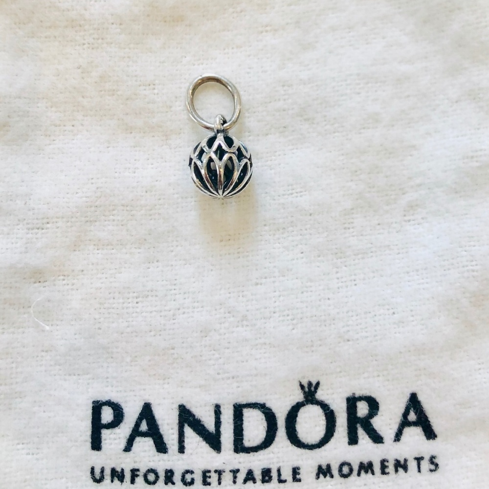 Pandora Sterling Silver Teardrop Shaped Pendant